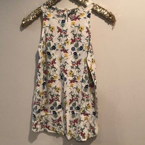 old navy | floral tank blouse